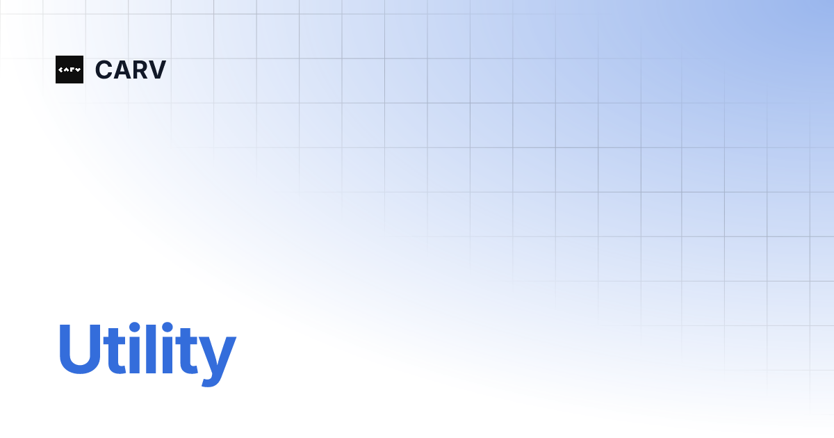 Utility | CARV